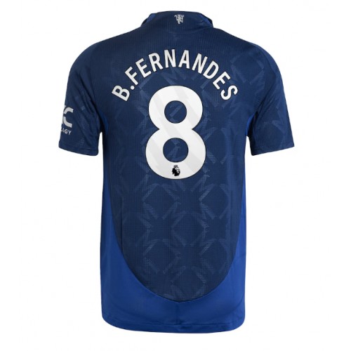 Pánský Fotbalový dres Manchester United Bruno Fernandes #8 2024-25 Venkovní Krátký Rukáv